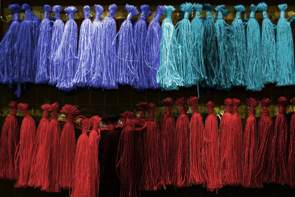 Bold Hues in Persian Rags