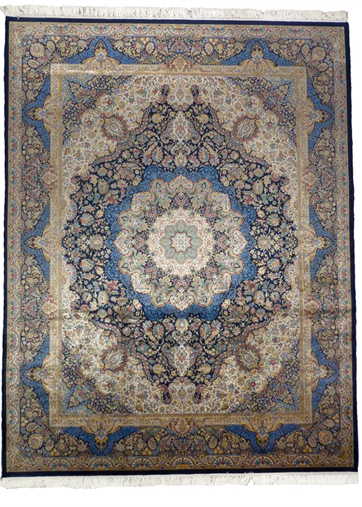 Do Persian Style Rugs Fade? What You Need to Know A silk Persian rug like Afra Rugs’ Red and Blue Silk Persian Rug Whisper Pattern (7 x 9) showcases vibrant colors designed to resist fading.