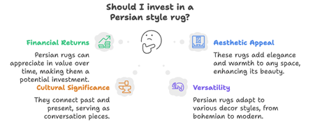 Are Persian Style Rugs a Good Investment? A Timeless Choice Considerations for Investing in a Persian Style Rug: Financial Returns, Aesthetic Appeal, Cultural Significance, and Versatility.