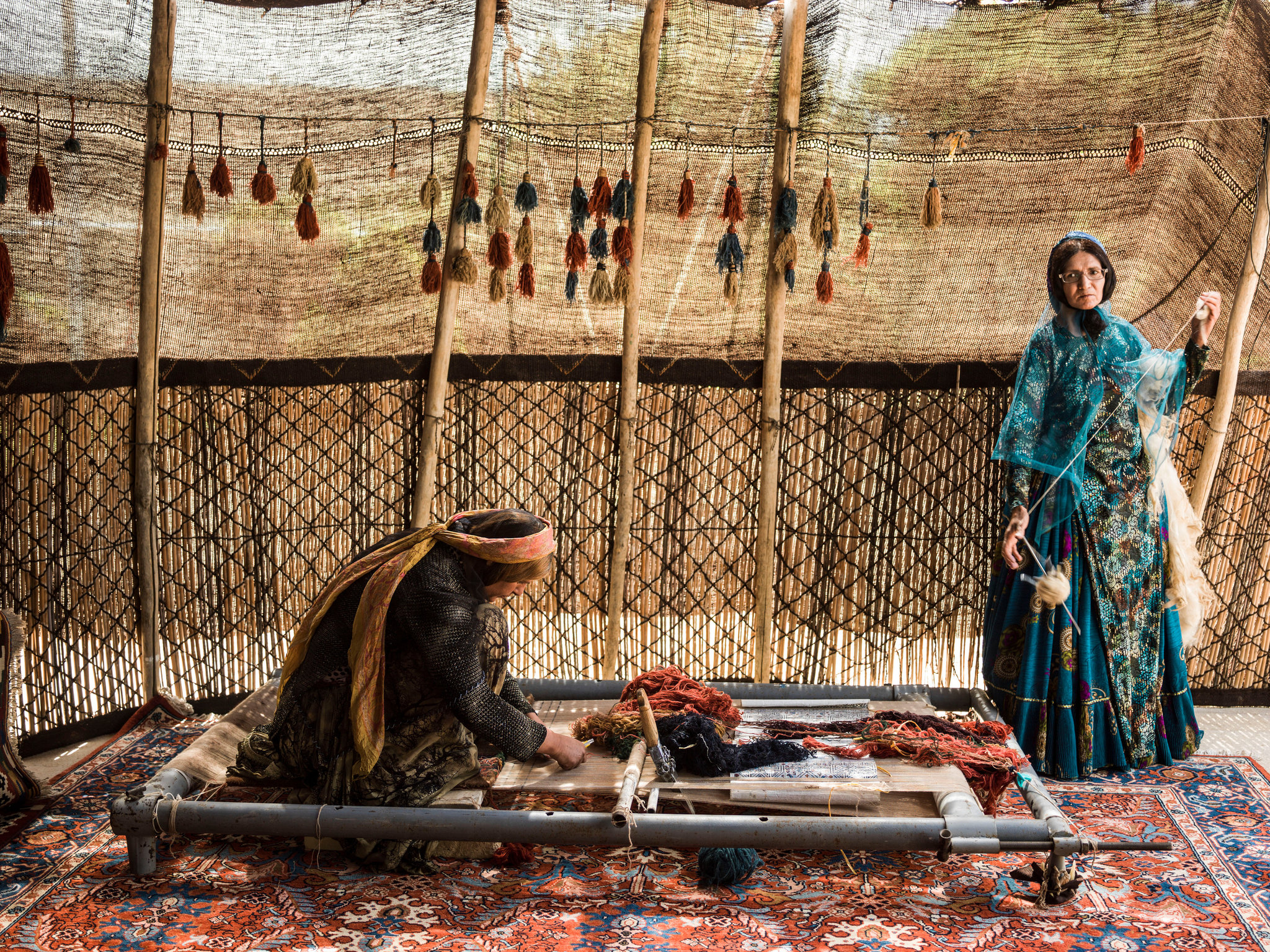 What Are Persian Style Rugs Made Of