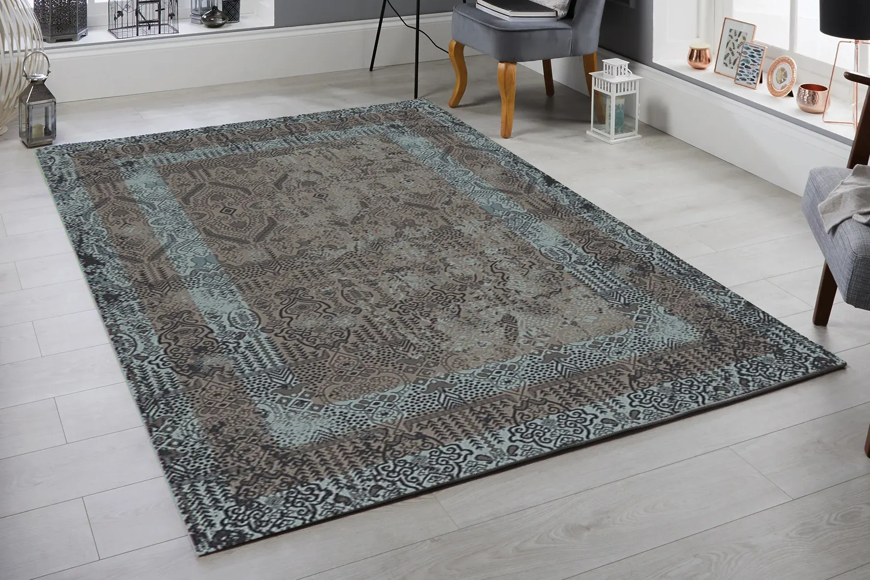 Transforming Minimalist Spaces with a Gray Persian Rug Transforming Minimalist Spaces with a Gray Persian Rug