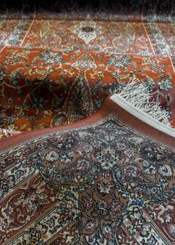 Orange and Brown Persian Runner Faraz Pattern 3 x 13 - Image 3