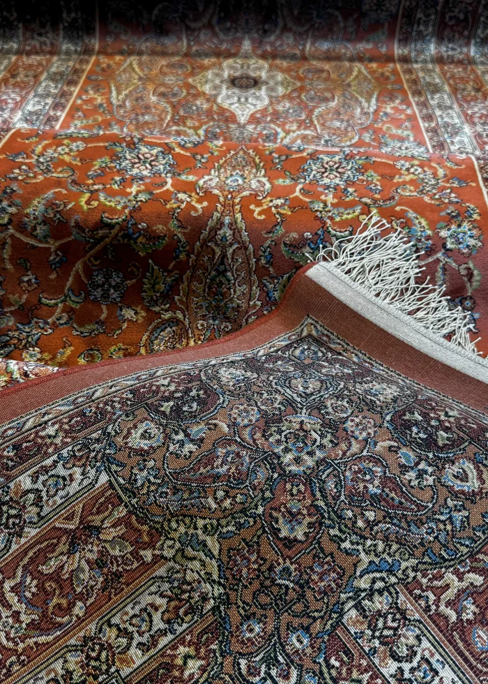 Orange and Brown Persian Runner Faraz Pattern 3 x 13 - Image 3