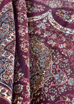 Red Persian Rug Flame Pattern 4 x 6 - Image 8