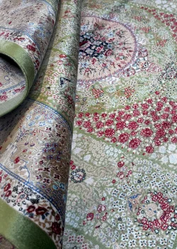 Green and Red Persian Rug Tile Pattern 4 x 6 - Image 5