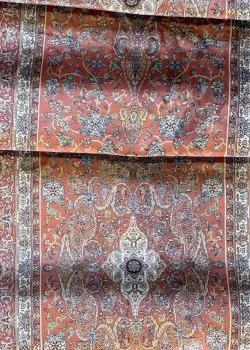 Orange and Brown Persian Runner Faraz Pattern 3 x 13 - Image 2
