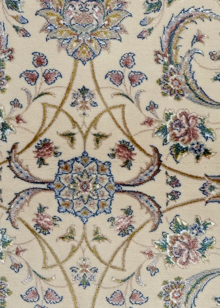 Beige Persian Rug Afshan Pattern 3x 5 - Image 5