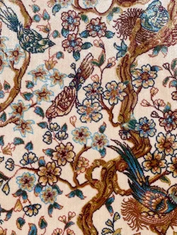 Red and Pink Persian Rug Paisley Pattern 4 x 6 - Image 2