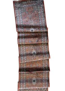 Orange and Brown Persian Runner Faraz Pattern 3 x 13