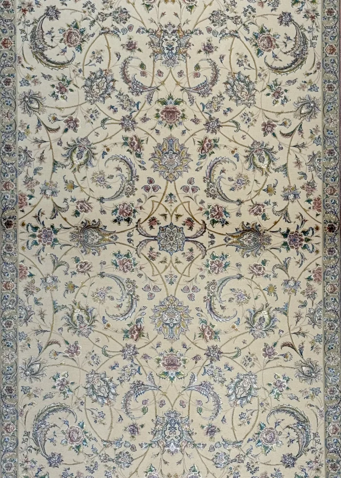 Beige Persian Rug Afshan Pattern 3x 5 - Image 2