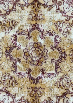 Red and Beige Persian Rug Shah Abbasi Pattern 5 x 8 - Image 6
