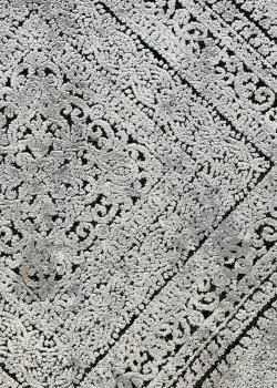 Gray Persian Rug Ash Pattern 7 x 9 - Image 5