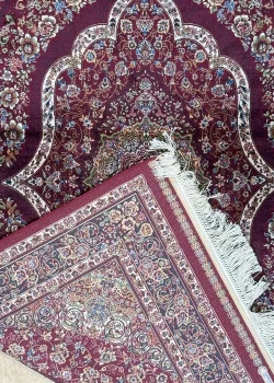 Red Persian Rug Flame Pattern 4 x 6 - Image 4