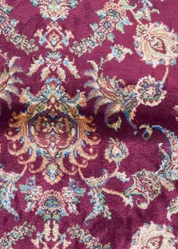 Red and Beige Persian Rug Shah Abbasi Pattern 4 x 6 - Image 4