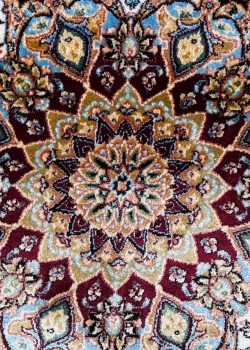 Black and Brown Persian Rug Faraz Pattern 3 x 5 - Image 5