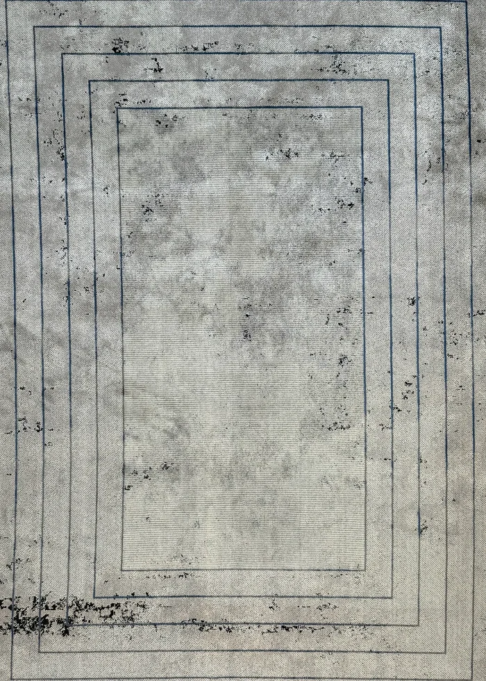 Gray Persian Rug Ash Pattern 8 x 10 - Image 2