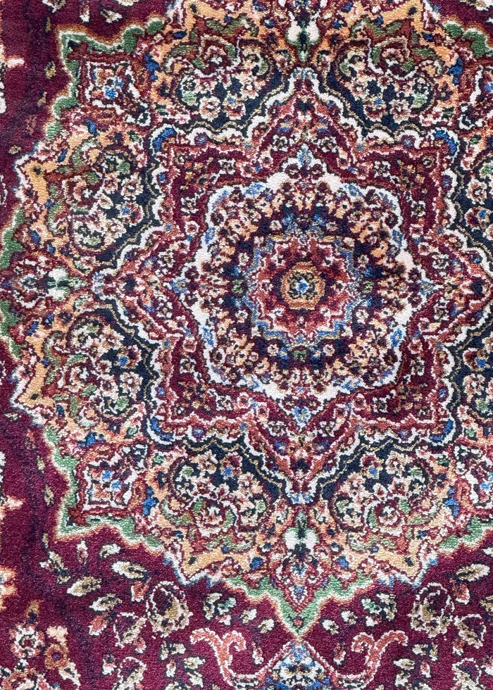 Red Persian Rug Flame Pattern 4 x 6 - Image 5
