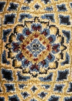 Blue and Beige Persian Rug Faraz Pattern 4 x 6 - Image 6