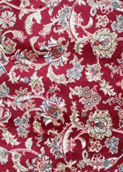 Red and Beige Persian Rug Shah Abbasi Pattern 5 x 5 - Image 3