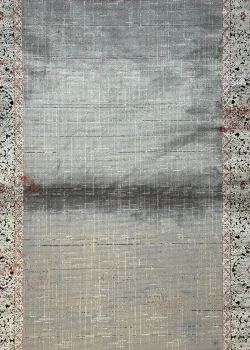 Gray and Black Persian Rug Frame Pattern 4 x 6 - Image 2