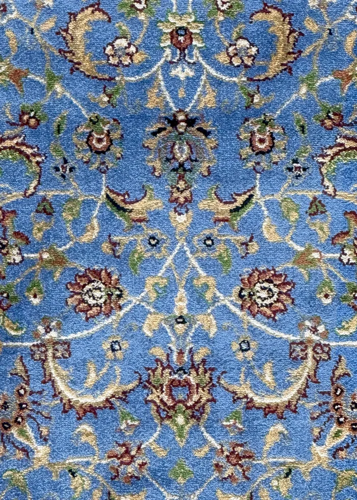 Blue and Beige Persian Runner Afshan Pattern 3 x 10 - Image 4