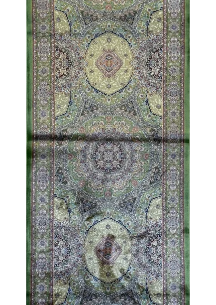 Green Persian Runner Elham Pattern 3 x 10