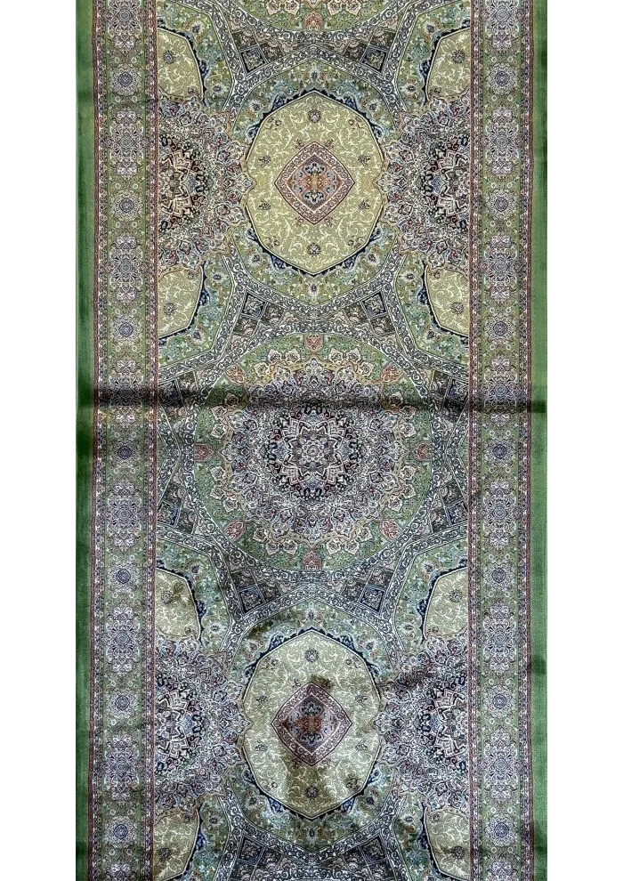 Green Persian Runner Elham Pattern 3 x 10