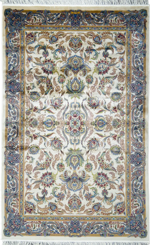 How a Green Persian Rug Elevates Mid-Century Modern Design A green Persian rug with intricate Afshan patterns, featuring beige and green tones, adds elegance to any room.