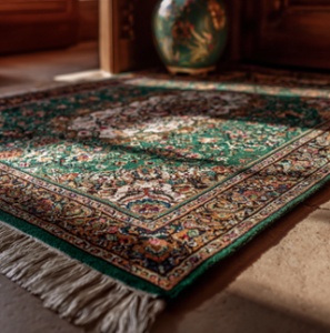 The History and Artistry of Green Persian Rugs