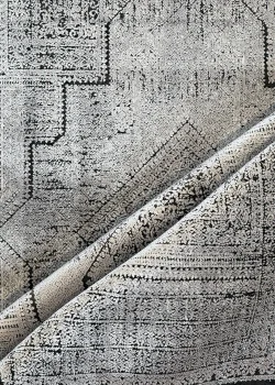 Gray Persian Rug Ash Pattern 4 x 6 - Image 4
